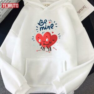 Be Mine Valentine’s Day Hearts Unisex Hoodie