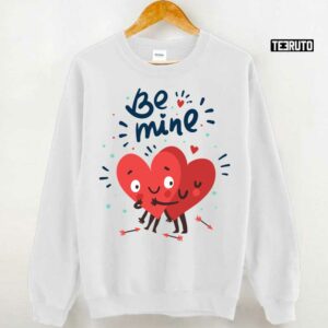 Be Mine Valentine’s Day Hearts Unisex Hoodie