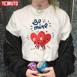 Be Mine Valentines Day Hearts Unisex Hoodie 3