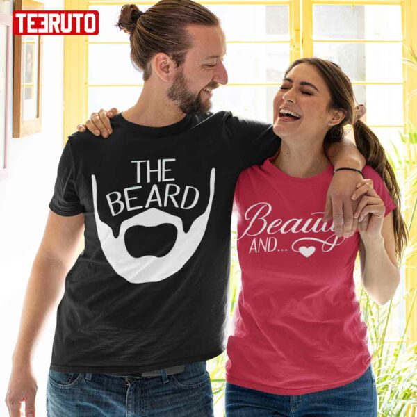 Beauty And The Beard Couple Matching Valentine’s Day T-Shirt