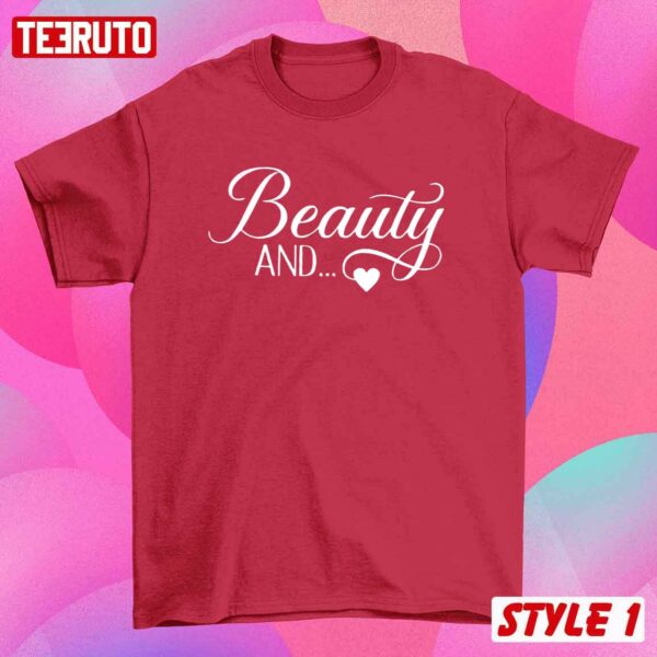 Beauty And The Beard Couple Matching Valentine’s Day T-Shirt