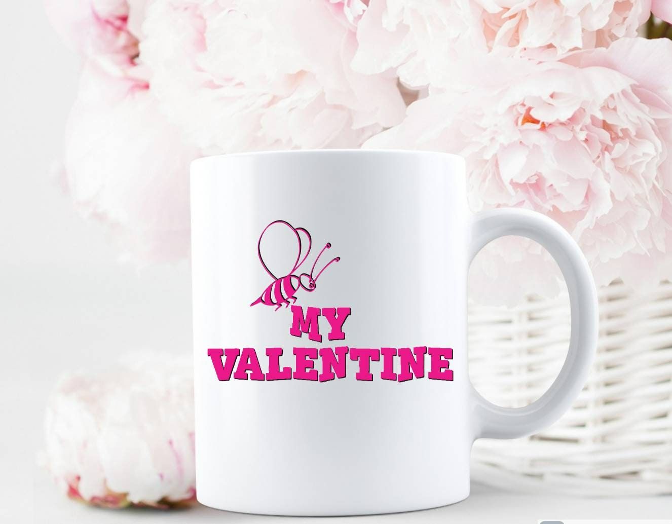 Bee My Valentine Coffee Mug Bee My Valentine Coffee Mug