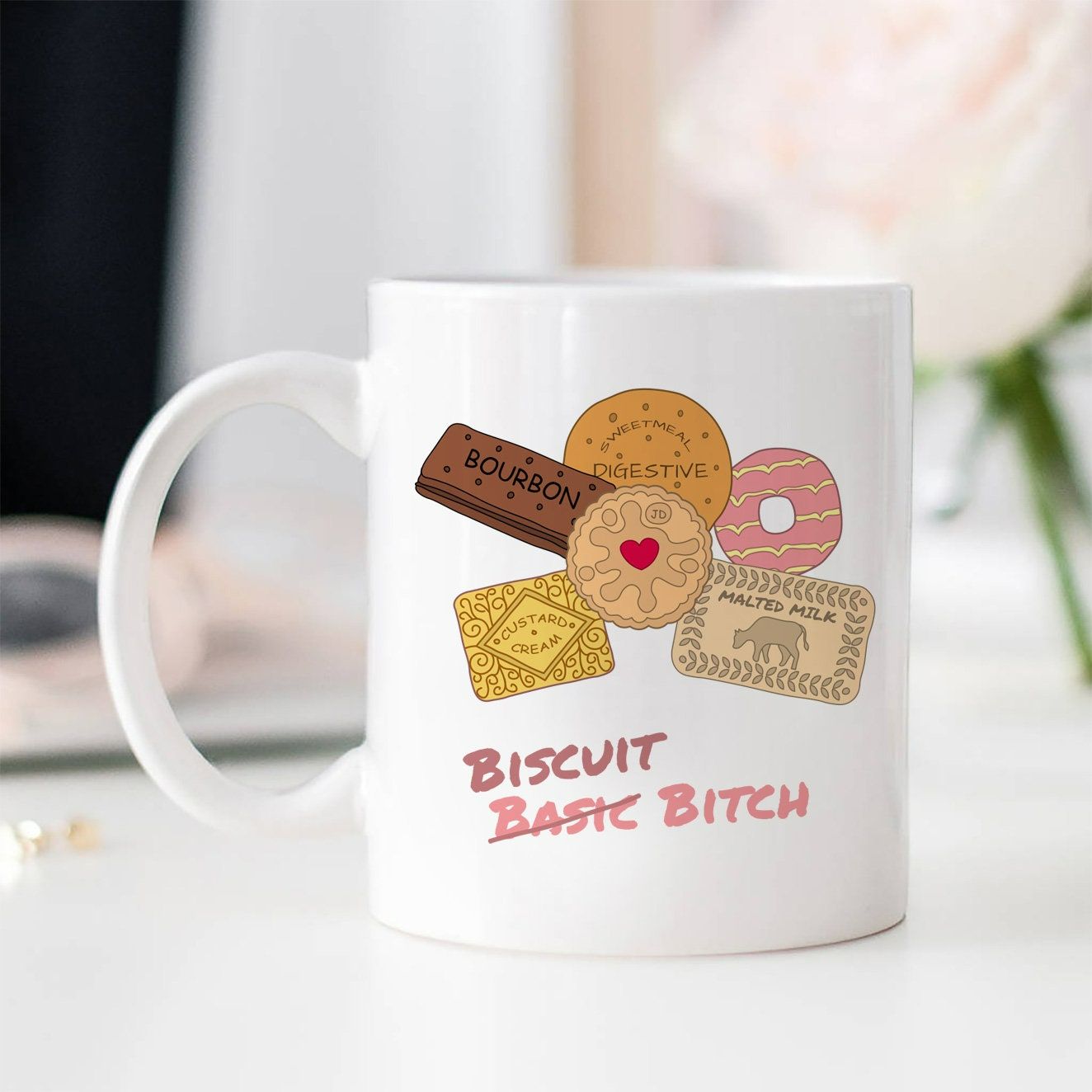 Biscuit Bitch Funny Valentines Gift Mug Biscuit Bitch Funny Valentines Gift Mug