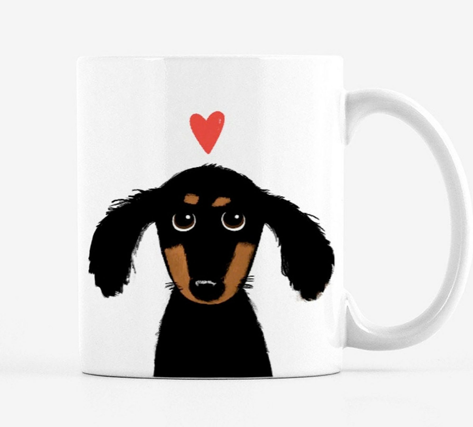 Black And Tan Dachshund Love Coffee Valentine Mug Black And Tan Dachshund Love Coffee Valentine Mug
