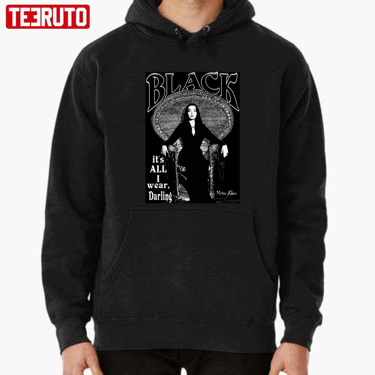 Black Morticia Addams Dark Valentine Unisex T-Shirt Black Morticia Addams Dark Valentine Unisex T-Shirt