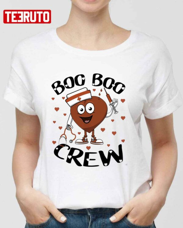 Boo Boo Crew Valentines Day Nursing Unisex Sweatshirt Unisex T-Shirt