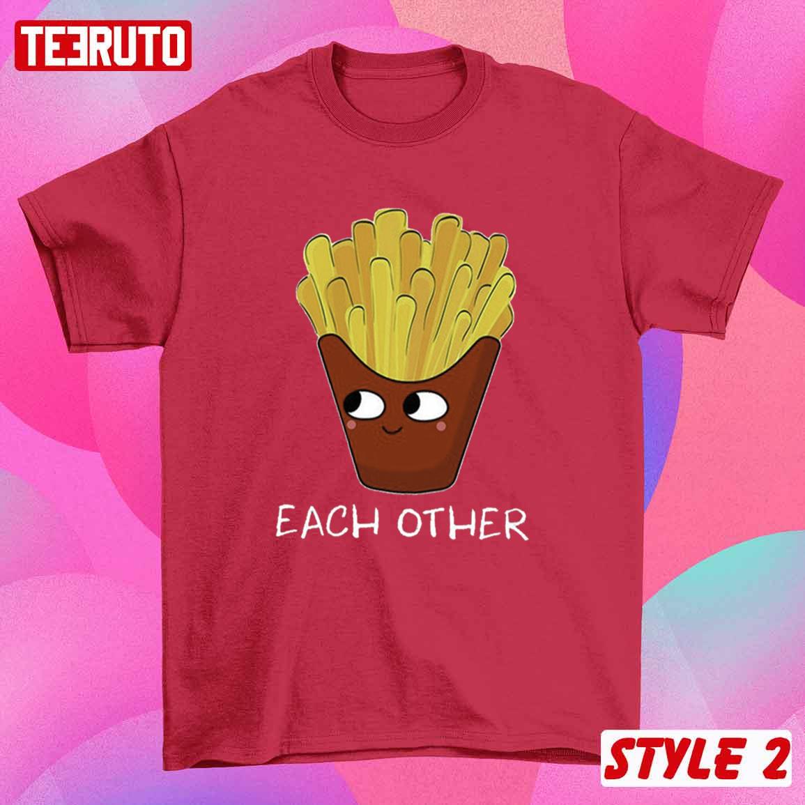 Burger And Fries Made For Together Valentines Day Matching Couple Sweatshirt Burger And Fries Made For Together Valentines Day Matching Couple Sweatshirt