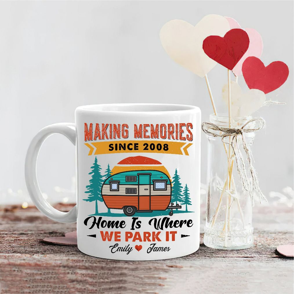 Camping Couple Mug Personalized Valentine Camping Couple Mug Personalized Valentine