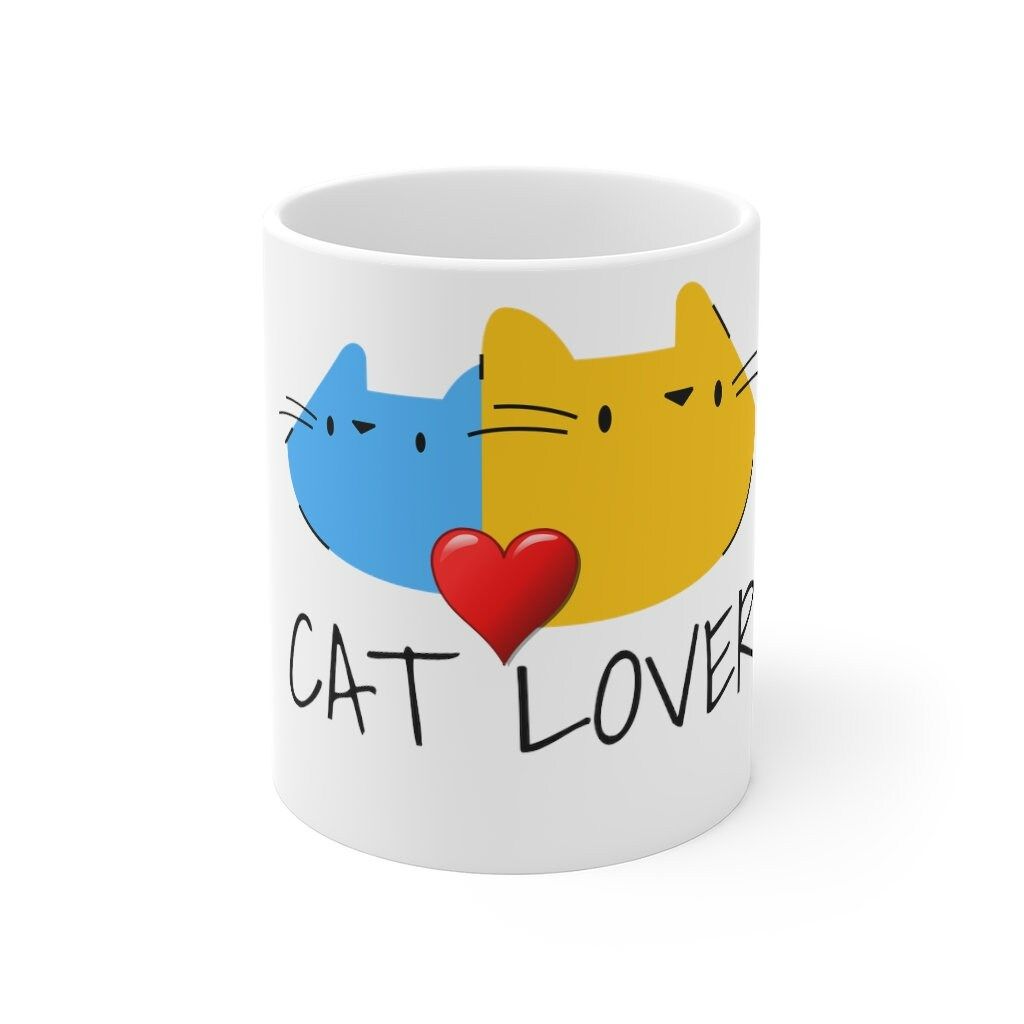 Cat Lover 11 oz Valentine Mug Cat Lover 11 oz Valentine Mug