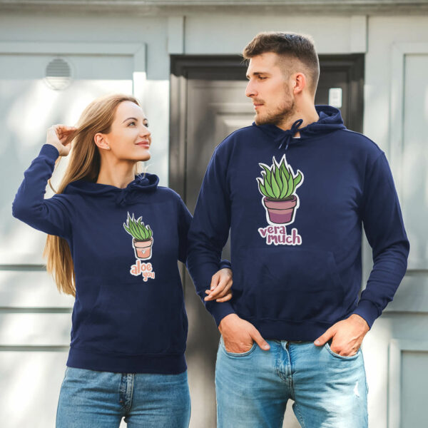 Couple Hoodies Aloe You Vera Much