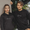 Couple Hoodies Deer and Tree