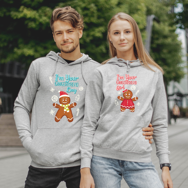 Couple Hoodies Gingerbread Couple Hoodies Gingerbread