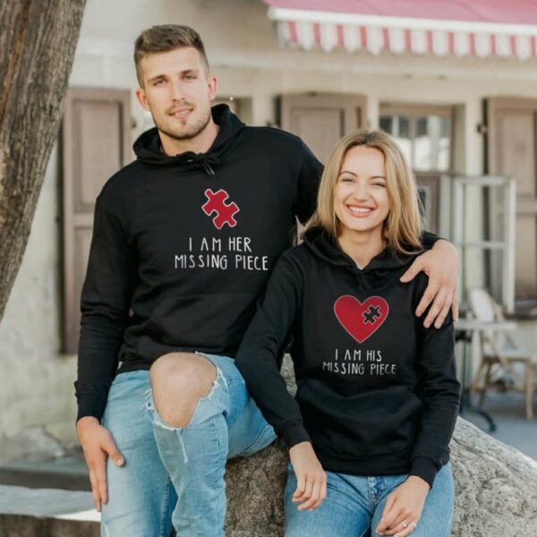 Couple Hoodies I’m His Missing Piece