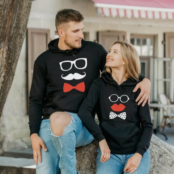 Couple Hoodies Lips