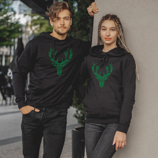 Couple Hoodies Magic Deers