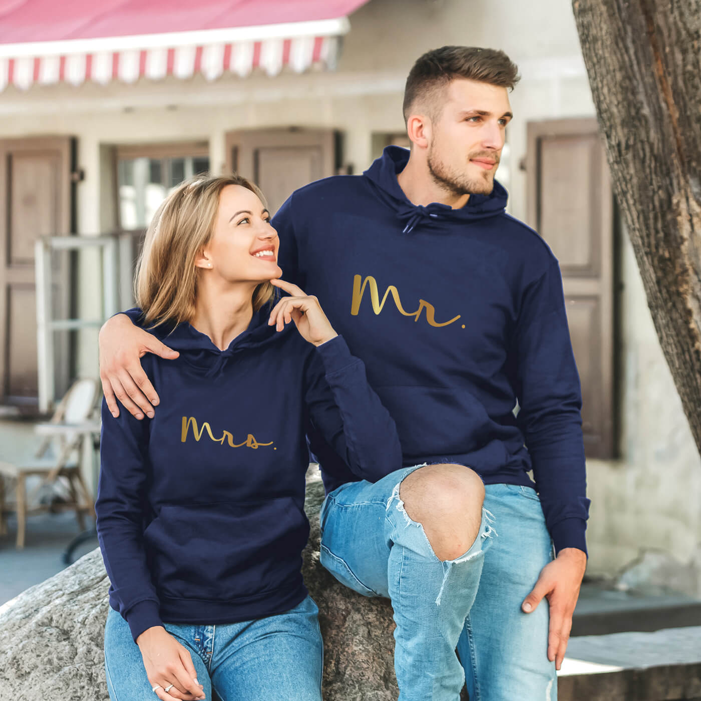 Couple Hoodies Mr. and Mrs Couple Hoodies Mr. and Mrs