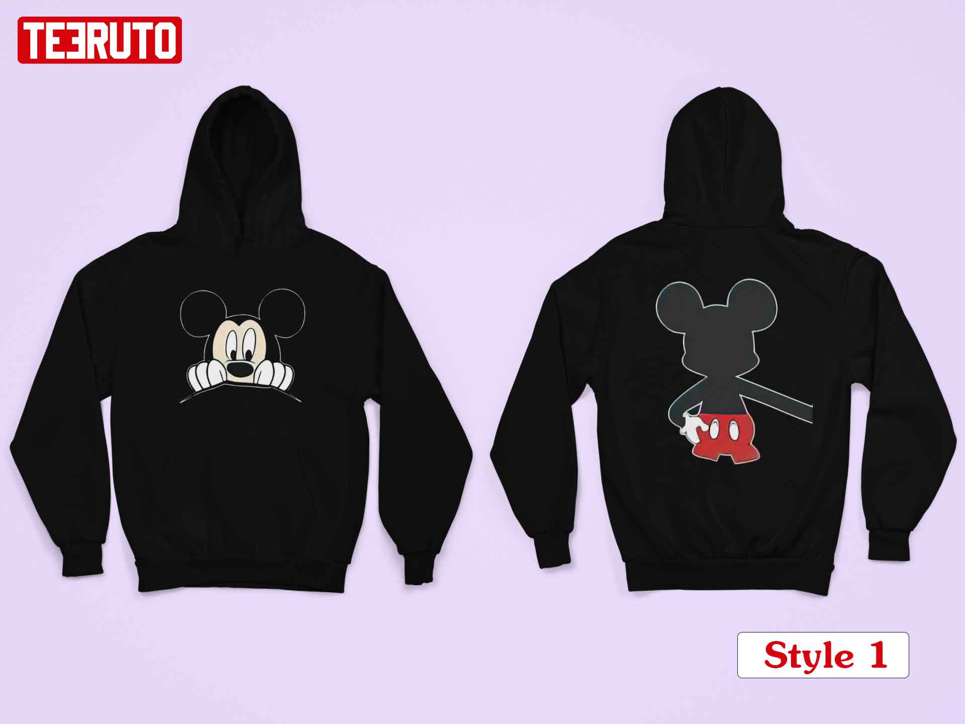 Couple Matching Valentine Mickey Minnie Mouse Disney Characters Hoodie Couple Matching Valentine Mickey Minnie Mouse Disney Characters Hoodie