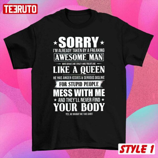 Couple Matching Valentine’s Day Quotes Statement Sweatshirt