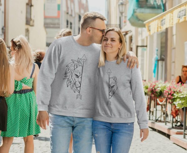 Couple Sweatshirts For Him And Her ‒ Graphic Couple Sets