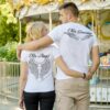 Couple T-shirts Angel Wings