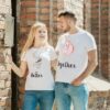 Couple T-shirts Better Together Coffee and Doughnut