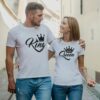 Couple T-shirts King and Queen