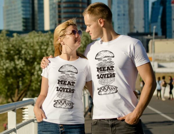 Couple T-shirts Meat Lovers