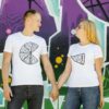 Couple T-shirts Pizza Transparent