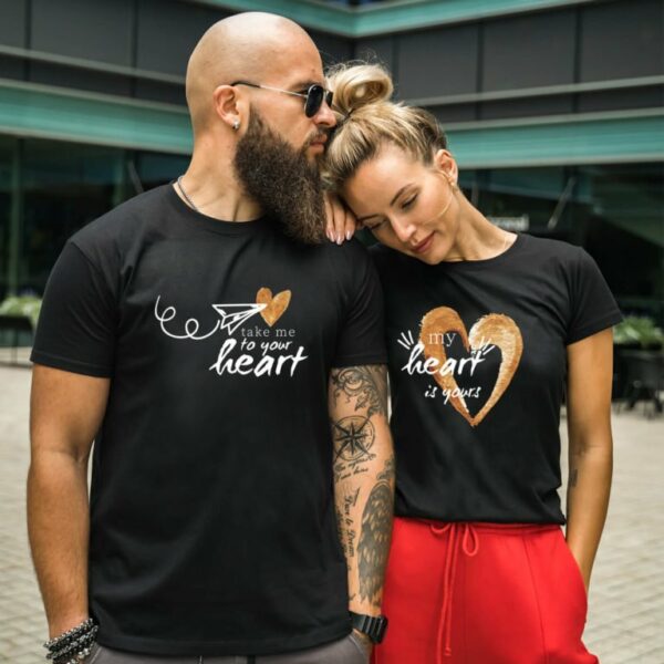 Couple T-shirts Take Me To Your Heart