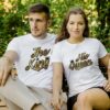 Couple T-shirts The King and His Queen