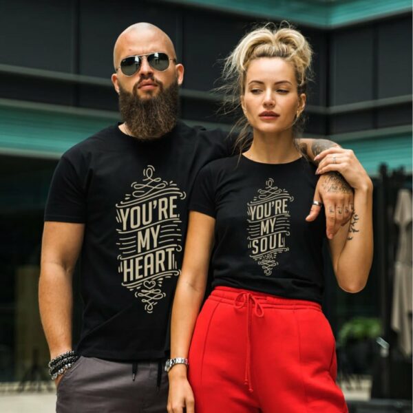 Couple T-shirts You’re My Heart You’re My Soul