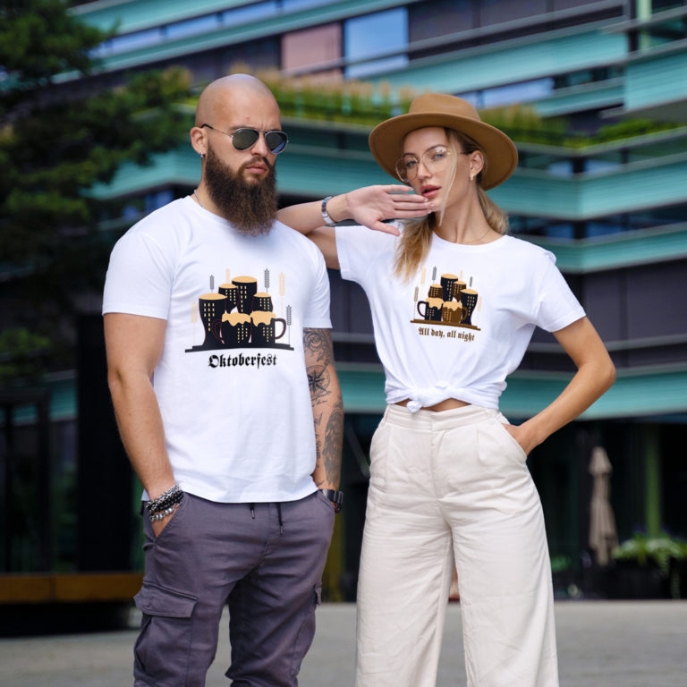 Couple t-shirts All Day All Night Couple t-shirts All Day All Night