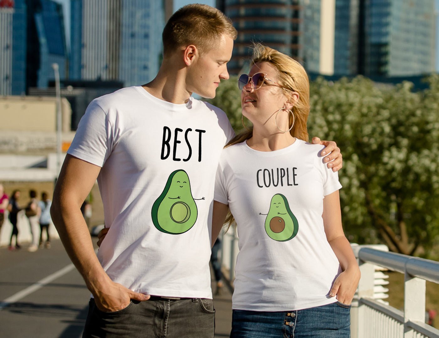 Couple t-shirts Avocado Couple t-shirts Avocado