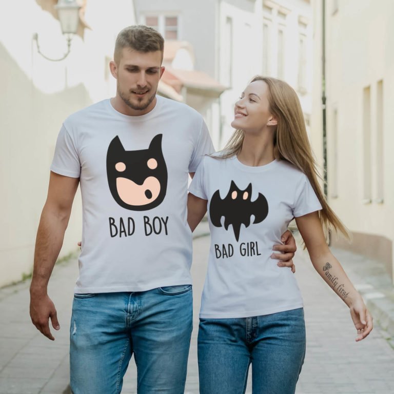Couple t-shirts Bad Boy Girl Couple t-shirts Bad Boy Girl