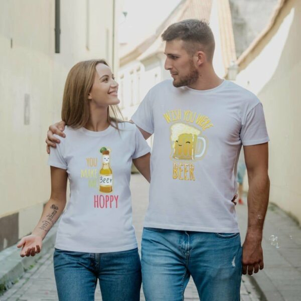 Couple t-shirts Beer Hoppy