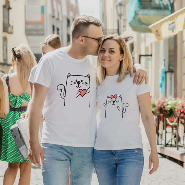 Couple t-shirts Cat