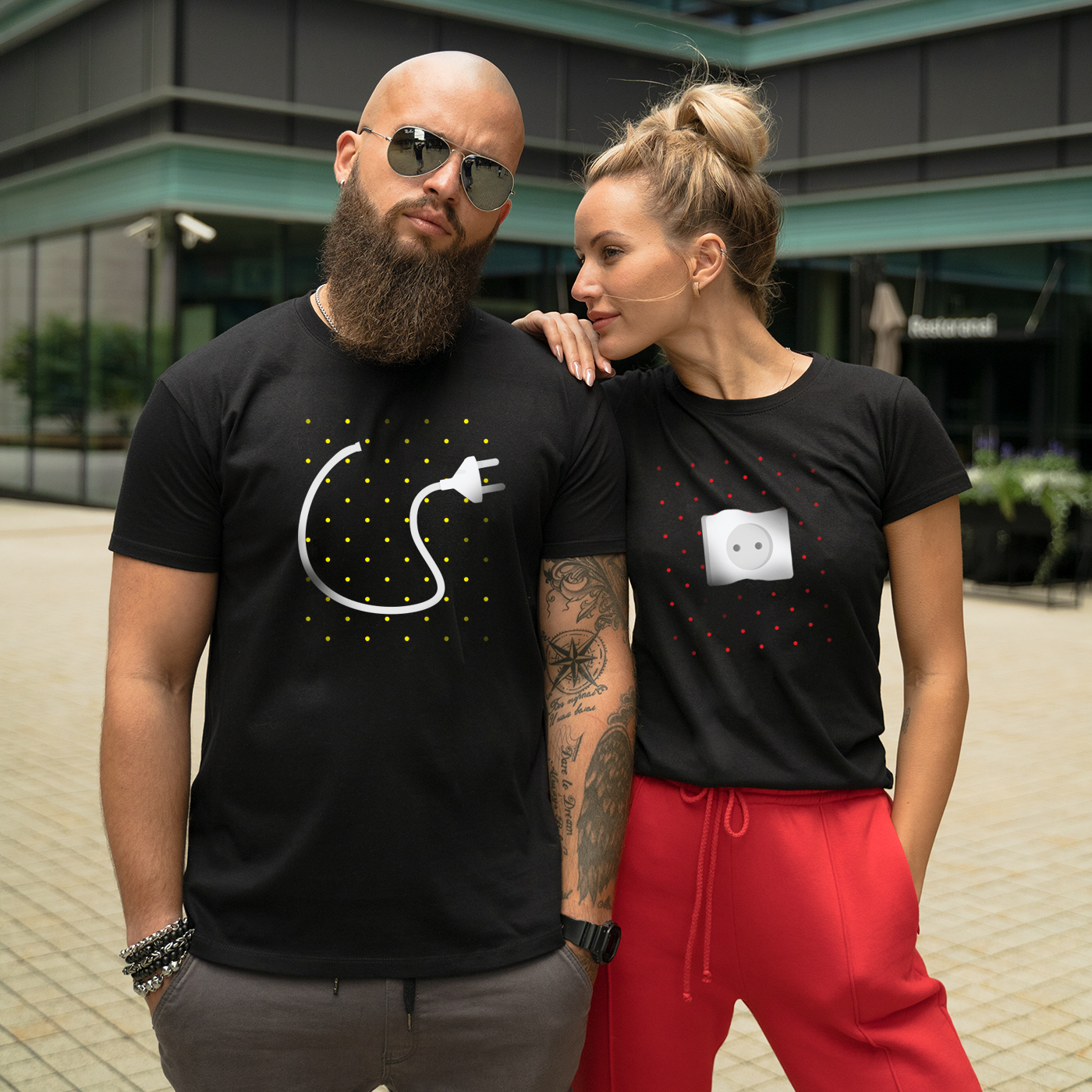 Couple t-shirts Connection Couple t-shirts Connection