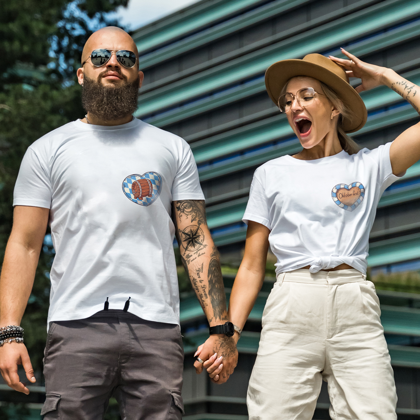 Couple t-shirts Day in Munich Couple t-shirts Day in Munich