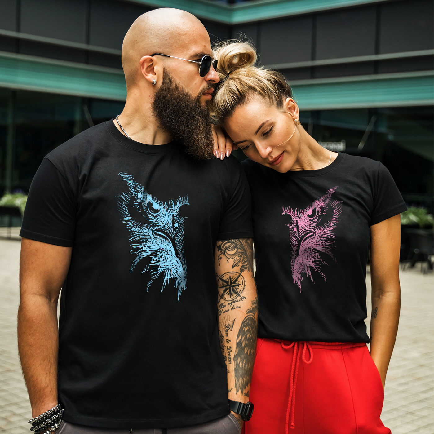 Couple t-shirts Eagle Couple t-shirts Eagle