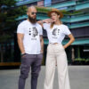 Couple t-shirts Face to Face