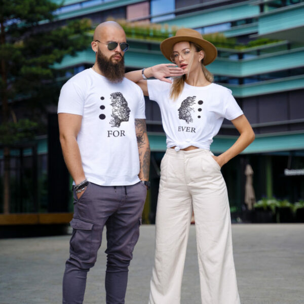 Couple t-shirts Face to Face