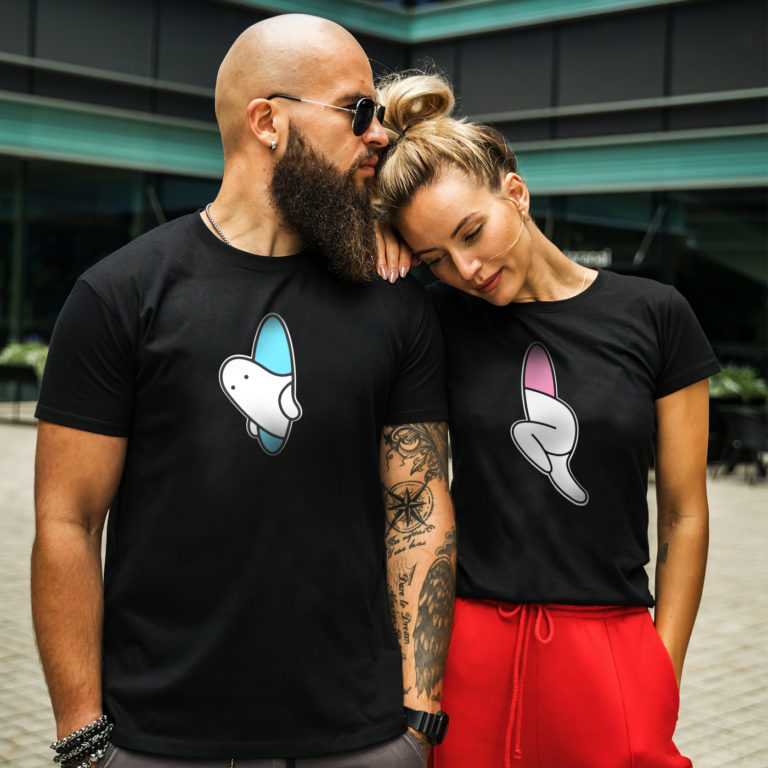 Couple t-shirts Ghost Couple t-shirts Ghost