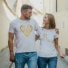 Couple t-shirts Heart and Key