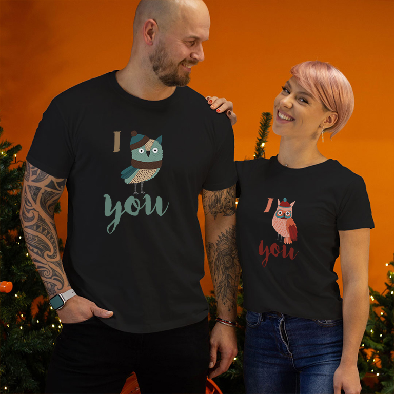 Couple t-shirts I Owl You Couple t-shirts I Owl You