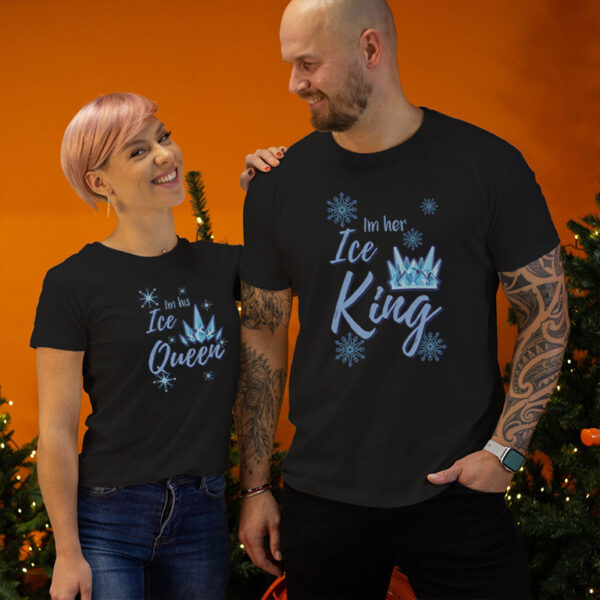Couple t-shirts Ice King And Queen