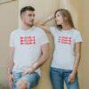Couple t-shirts Live and Love