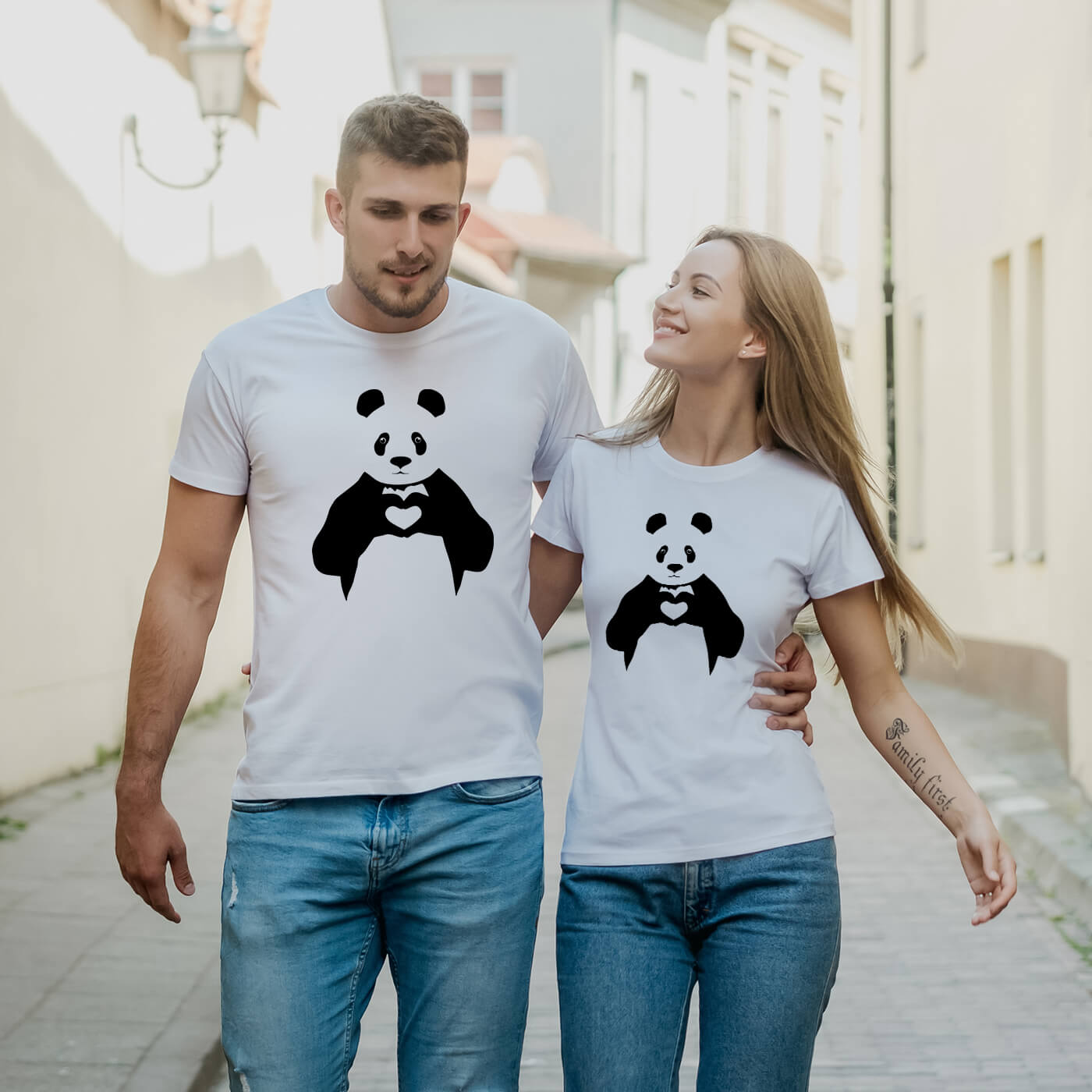 Couple t-shirts My Panda Couple t-shirts My Panda