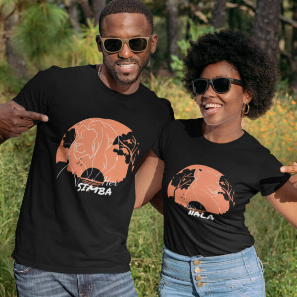 Couple t-shirts Nala Simba