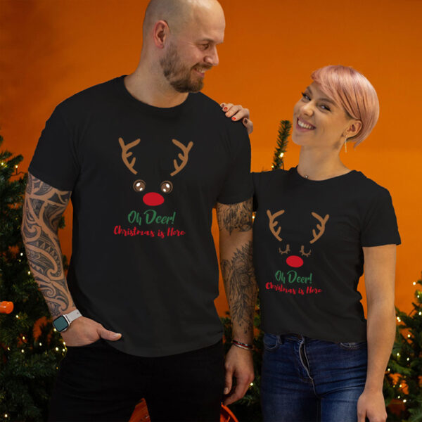 Couple t-shirts Oh Christmas Is Here