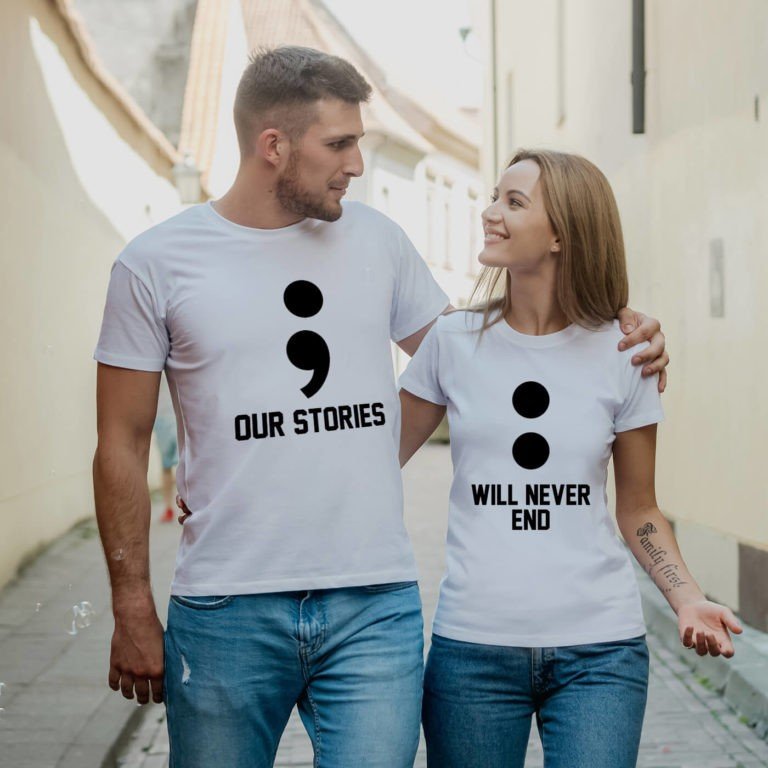 Couple t-shirts Our Stories Couple t-shirts Our Stories